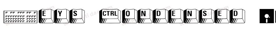 Keys Condensed Italic字体转换